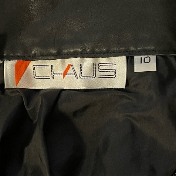 Vintage 80’s Leather Maxi Chaus Moto Black Butter Soft Vented Lined Skirt - Picture 15 of 16